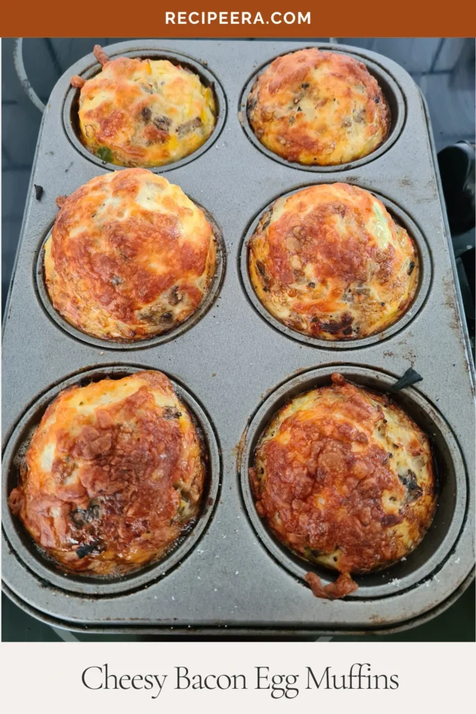 Cheesy Bacon Egg Muffins
