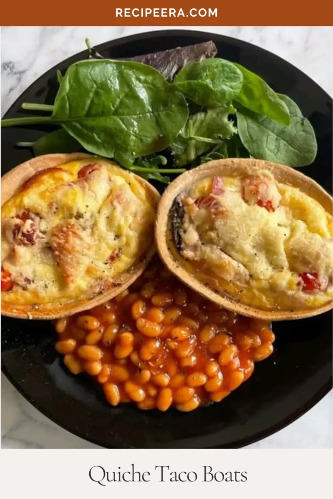 Quiche Taco Boats