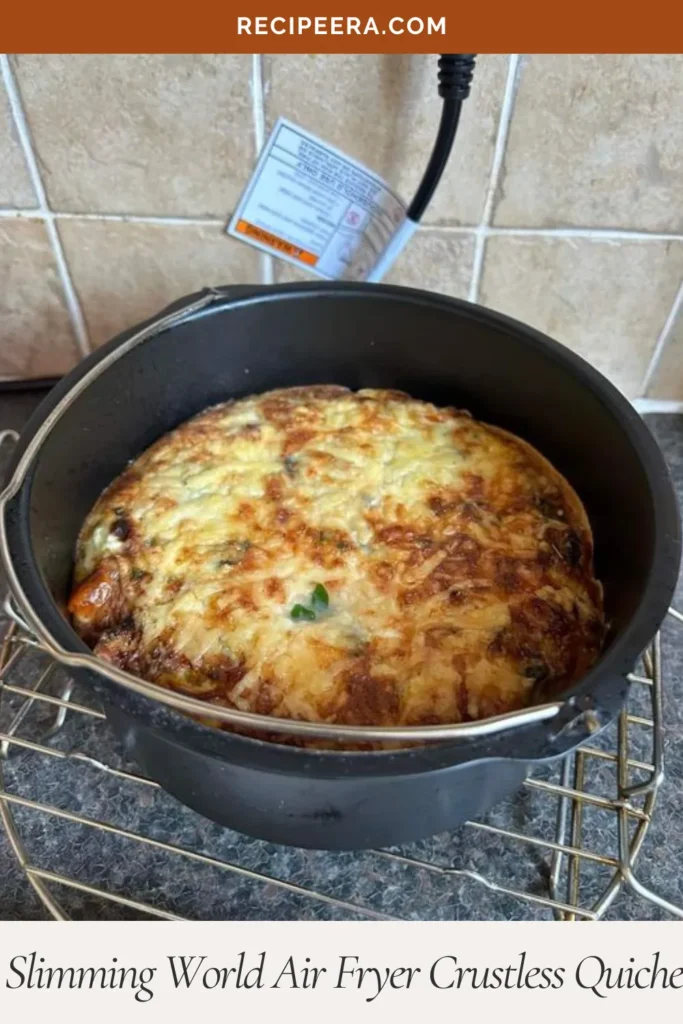 Slimming World Air Fryer Crustless Quiche