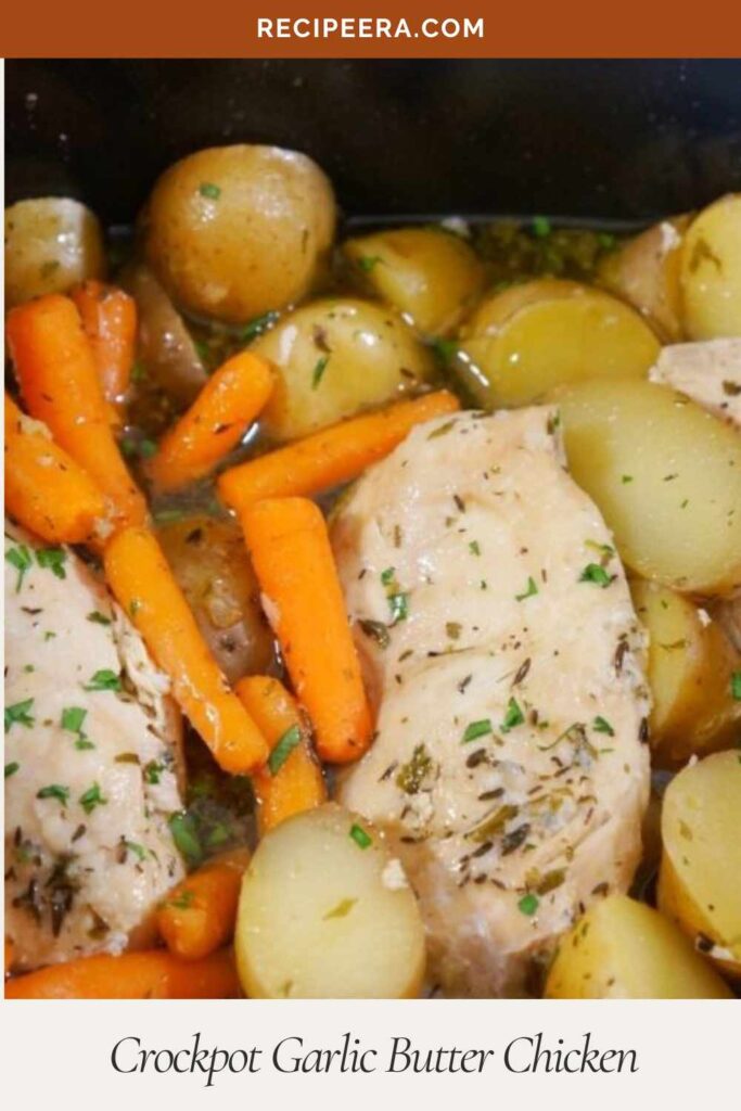 Crockpot Garlic Butter Chicken