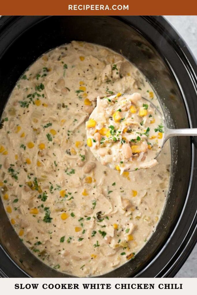 Slow Cooker White Chicken Chili