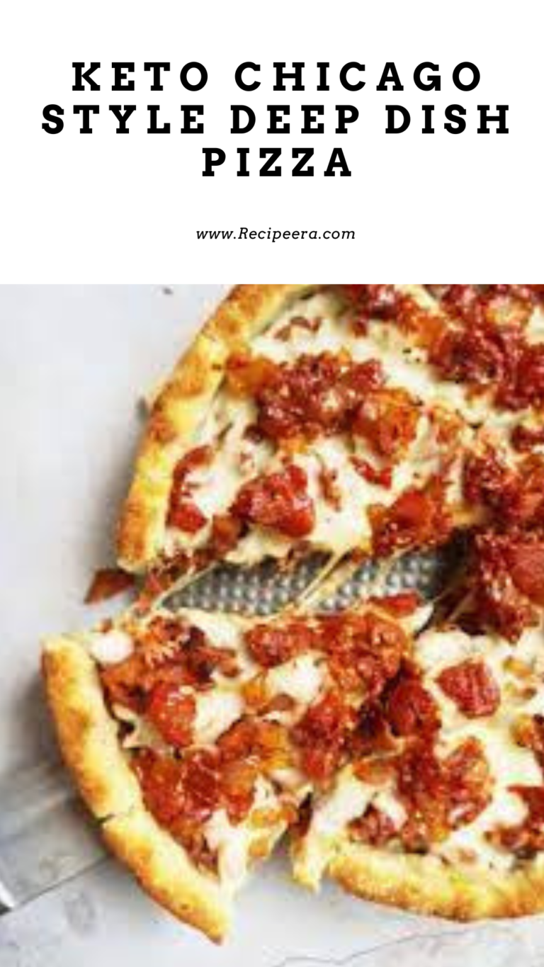 Keto Chicago Style Deep Dish Pizza