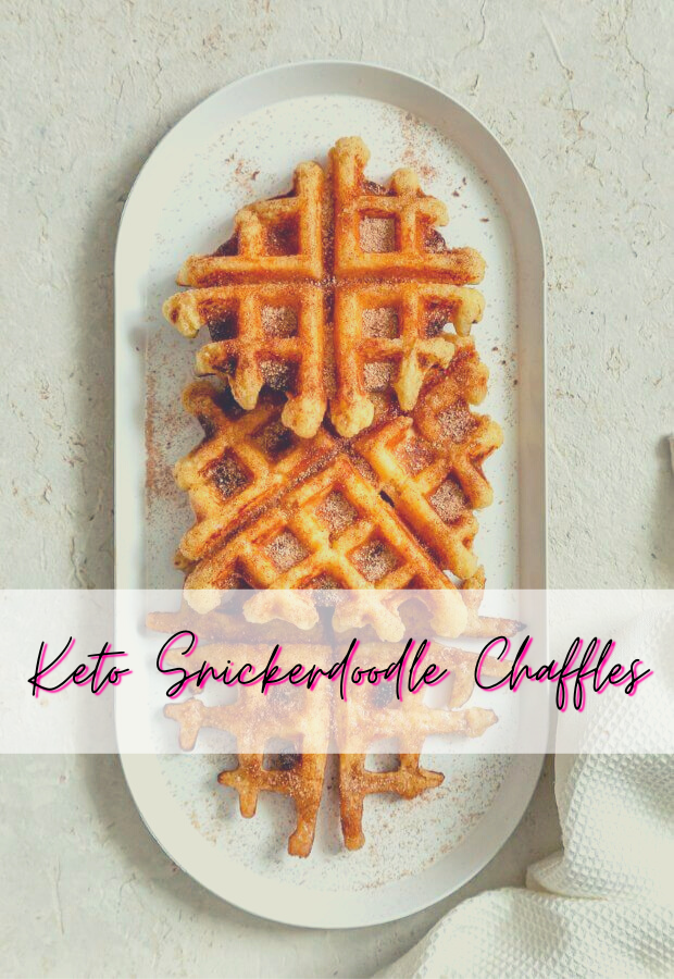 Keto Snickerdoodle Chaffles