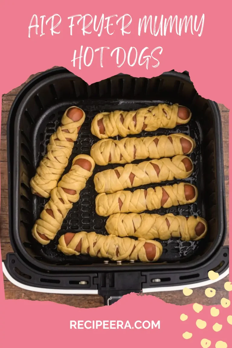 Air Fryer Mummy Hot Dogs