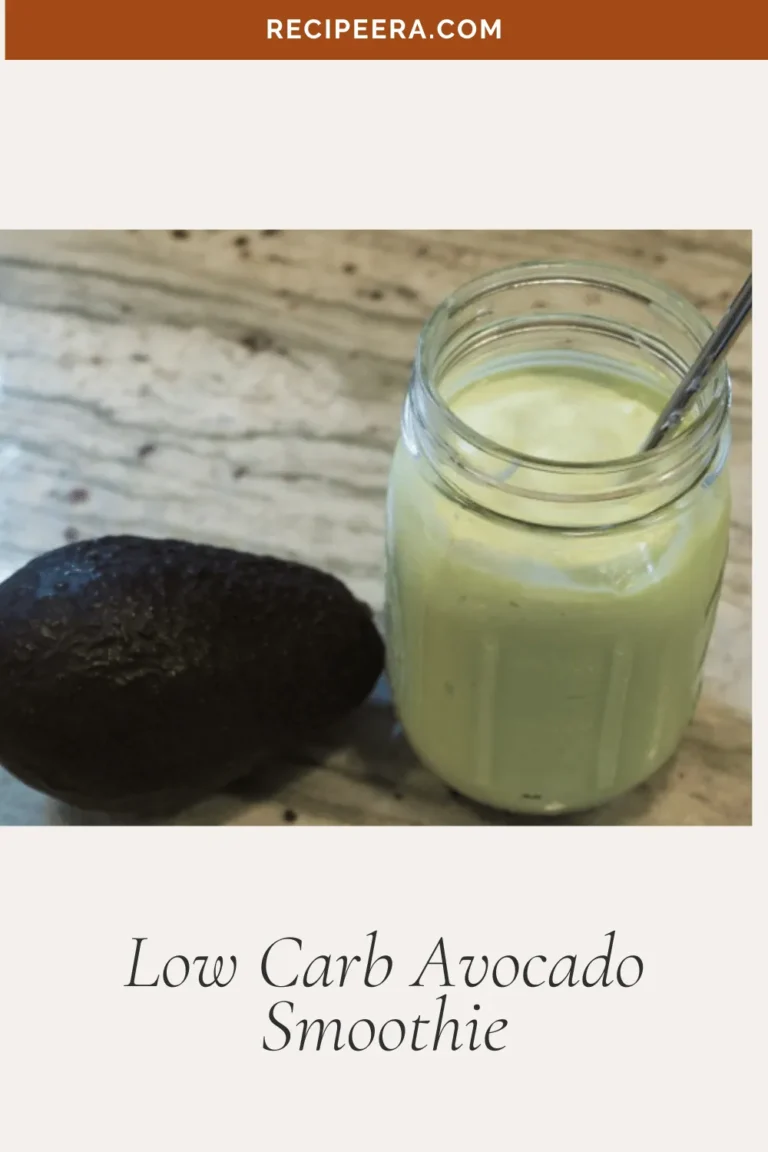 Low Carb Avocado Smoothie