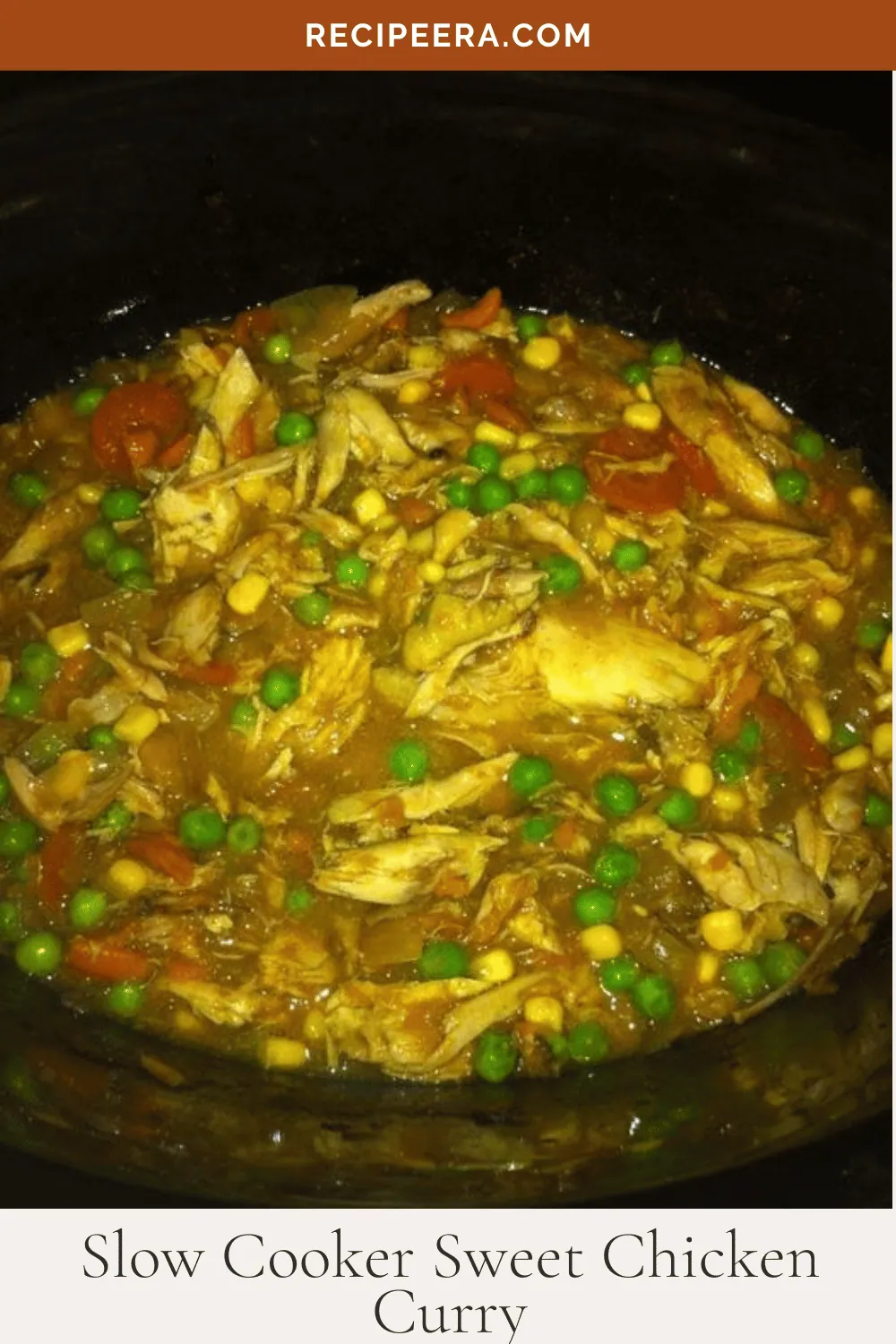 Slow Cooker Sweet Chicken Curry