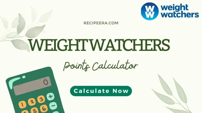 FREE Weight Watchers Points Calculator