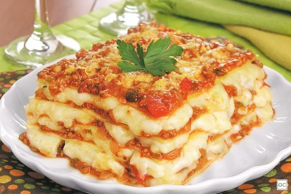 Four Cheese Bolognese Lasagna