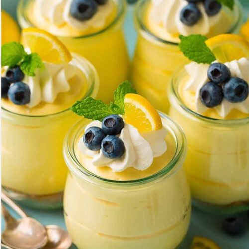 Lemon Cheesecake Mousse | Recipeera