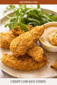 CRISPY CHICKEN STRIPS | Recipeera