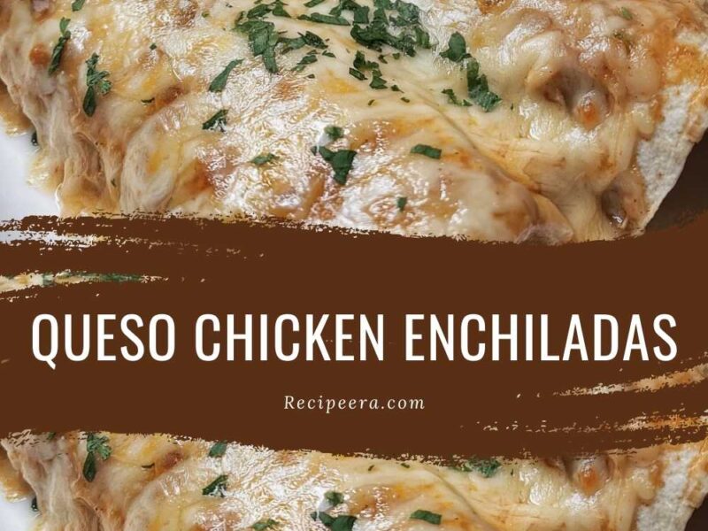 Queso Chicken Enchiladas