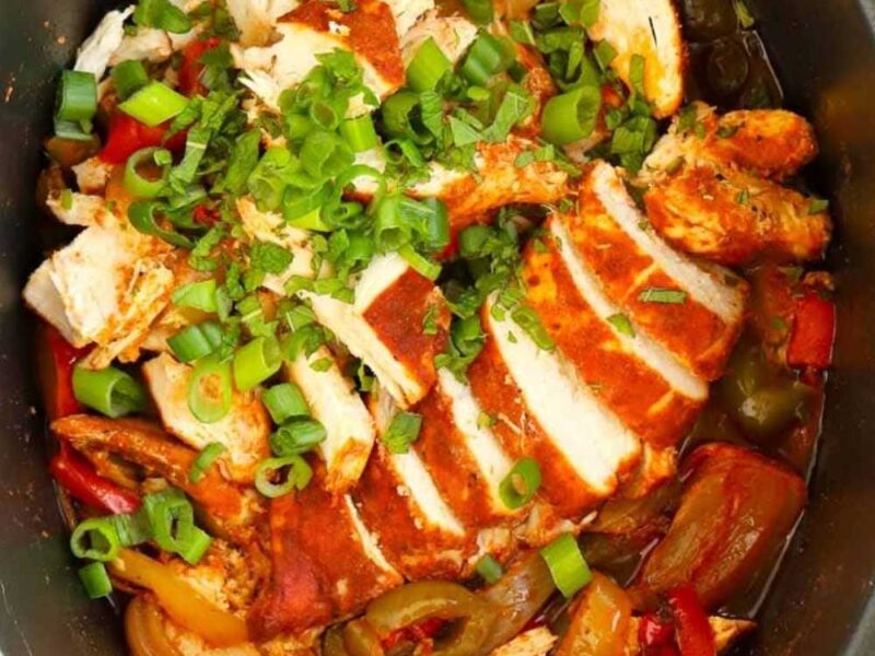 Slow Cooker Chicken Fajitas