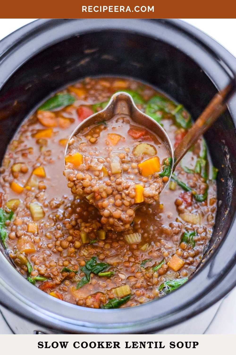 Slow Cooker Lentil Soup