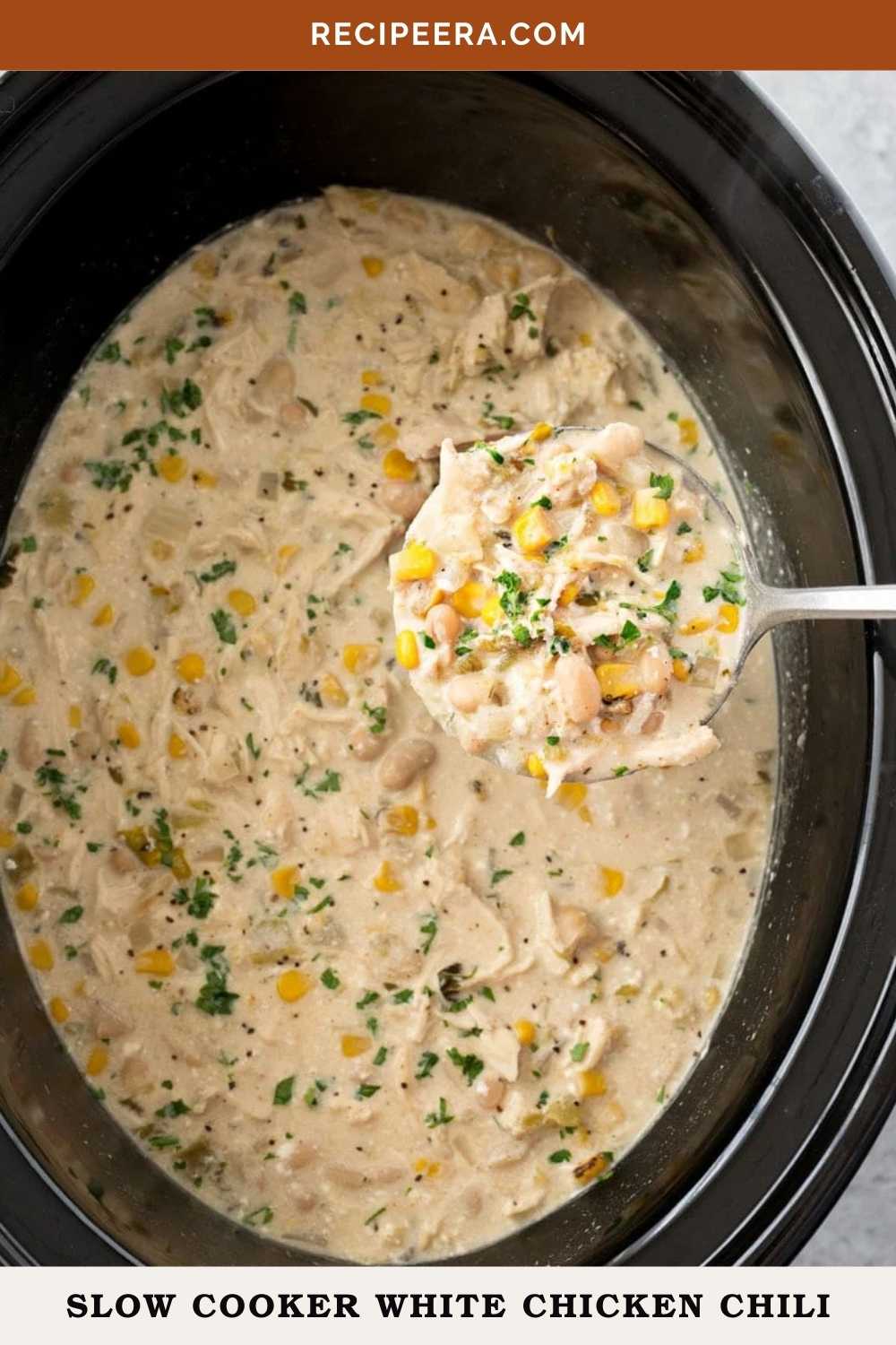 Slow Cooker White Chicken Chili