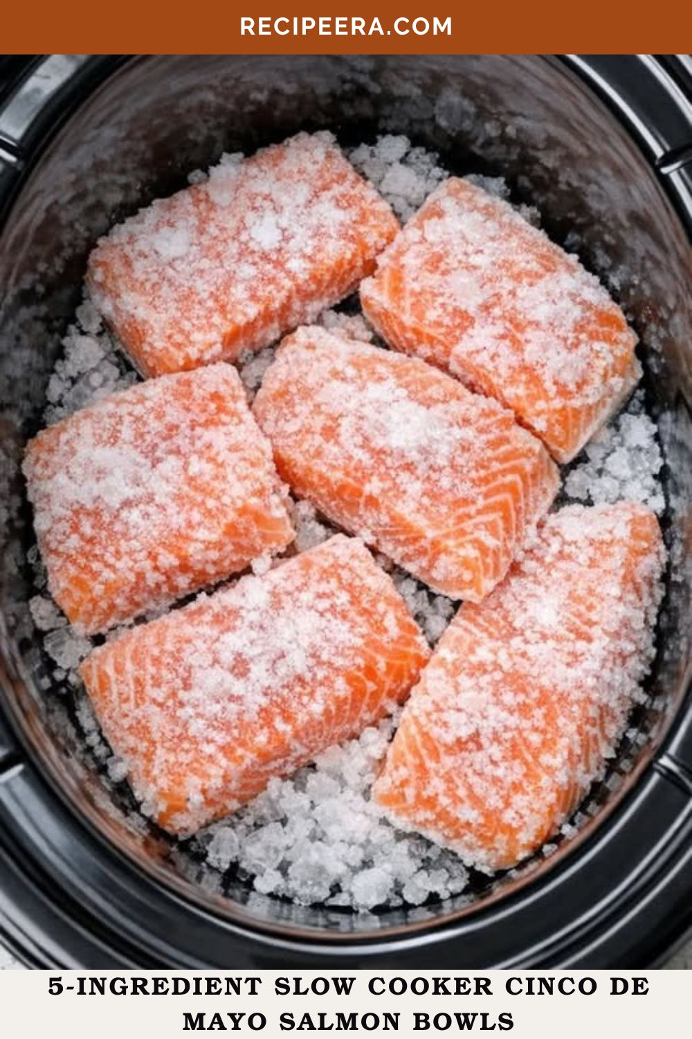 5-Ingredient Slow Cooker Cinco de Mayo Salmon Bowls